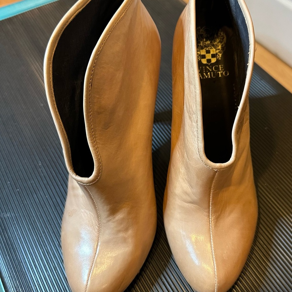 Vince Camuto Camel Ankle Booties